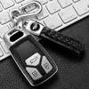 Cary Key Style de style cuir car couverture de clés à distance de voiture Shell pour Audi A4 B9 A5 A6 8S 8W Q5 Q7 4M S4 S5 S7 TT TTS TFSI RS Protector FOB Keyless T240509