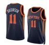 Jerseys de basquete masculino Knickss Jalen Brunson Julius Randle Og Anunoby Josh Hart Donte Divincenzo Mitchell Robinson Isaiah Hartenstein Bogdanovic City Jersey