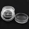 Bouteilles de rangement 50pcs 5G Scellé Round Plastic Box Dispenser Manucure Cream Bottle Transparent Trial Packs