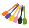 100pcs Silicone Cream Spatula Shovel Butter Scraper Kitchen Cake Trowel Heat Resistant Icing Spoon Mixing Baking Tool Tools6743792