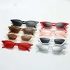 نظارة شمسية Cate Eye Sunglasses Fisicance Retro Brand Grands Sunglasses Little Red 2024 Sunshades Retro Gunclaseer Cateye Sunglasses UV400