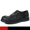 Sapatos casuais Sapatos masculinos de couro genuíno misto mista oxfords moderno homem americano estilo retro derby us size