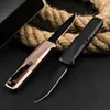 4600 Auto Tactical Knife S30v Black Titanium Coating Drop Point Blade CNC 6061-T6 Handle EDC Pocket Knives with Retail Box