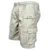 Heren shorts Men Militaire tactische shorts Summer Loose Casual Cargo Shorts Multi Pocket Outdoor Jogging Sweatpants wandelbroeken Y240507