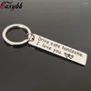 Keychains de moda personalizada Chaves -chaves gravados drive seguro bonito eu te amo keychain casais namorada namorada jóia cadeia de chaves