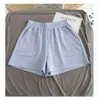 Short féminin pantalon décontracté adapté aux petites personnes shorts sportifs pour femmes minces et lâches en été hautement taille A-line perte de poids large pantalon chaud y240504