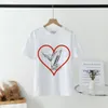 Ganny Tshirt Womens Designer T-shirt Cherry Printing Loose Crew Neck Kortärmad Cotton Cotton Tops 2024 Summer Tees Y2K Streetwear PT6L