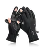 Men and Women Outdoor Waterproof Finger Exposed Touch Screen Winter Fleece Thermal Motorcycle Cycle Racing Skiing Gloves 2201084042315