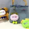 Keychains Lanyards Internet celebrity cute cartoon doll keychain ugly and cute plush doll bag pendant car pendant multiple styles to choose from J240509