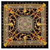 Schals POBING Seidenschal Frauen große Schals Kette Stoles Square Bandana Luxus Kerchief Hijab Frauen Foulards 130 cm Q240508