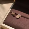 Sterling Sier hoogwaardige 1: 1 klassieke merk sieraden voortreffelijke geometrische honingraat dames oorbellen.Jubileumgeschenk