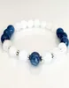 MG0797 Роскошный верхний класс Blue Kyanite и Moonstone Stackelet Dainty Gem Stone Beasreted Bracelet Bracelet 4002462