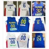 Stampato Filippine Basket 8 Scottie Thompson Maglie 2023 Coppa del Mondo 11 Kai Zachary Sotto 23 Rhenz Abando 4 Kiefer Ravena 17 Jaymar Perez National Team Shirt