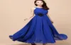 Neue Frauen Sommerkleid elegante Damen Vintagebsleeveless Long Beach Kleid Sundress ärmellosen lässiges Langes Chiffon Kleid1837938