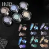 Hndo 6 PCs Set Holographic Aurora Pulver Regenbogeneffekt für professionelle Maniküre -Nagelkunst -Design Einhorn -Laserpigment Glitter 240509
