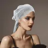 Basker band hatt (vit kort stil) vit pannband underkaptera arabiska mössor understerscarf hijabs har
