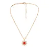 Chaînes Personnalité européenne et américaine Fashion Simple Senior Luxe Luxury Mestins Red Soleil Dysin Dytolant Collier Pendard Choker