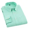 Heren DRAAD SHIRTS 5XL MENS FASHIMS SHIRT Lange mouw Oxford katoenen lente/zomer niet-ijzerwording zakelijke vrijetijds vrije kleur nieuwe slanke hoogwaardige d240427