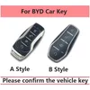 Clés de la clé de voiture TPU Couverture du boîtier de la clé pour BYD Qin Plus Song Pro Max Han Ev Tang DM Yuan Dolphin E2 Protecteur Auto Key Clés Accessoires de voiture T240509