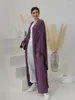 Vêtements ethniques Ramadan Vêtements de prière Dubaï Abaya Kimono Damen Kebaya Turquie Islam Dress Muslim Abayas pour femmes Kaftans Robe Femme