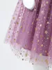 Robe fille giltterring star kids robe for girls mignon cheval motif de cheval princesse à manches longues