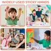 100-1pc Kinder lustige klebrige Hände Spielzeug Palm elastic Sticky Squishy Slap Palm Toy Kids Novelty Gift Birthday Party Favoro Supplies 240509