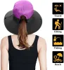 Capéu de chapéu de sol do sol do sol feminino Proteção ao ar livre