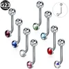 Navel ringen 1 st titanium Christina Vertical Hood Piercings bloem lip ringen opaal sexy lip piercings vch wenkbrauw piercings sieraden d240509