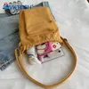 Shoulder Bags Women Fashion Tote Handbag Adjustable Strap Casual Bag Drawstring Multi Pocket Purse Versatile Soft Cute Shopping
