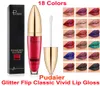 Pudaier Lip Gloss Glitter Liquid Lipstick 18 Koloruje klasyczny żywy błyszczyk Perlite Makeup Velvet Matte Lipsticks Wodoodporne Diam4947902