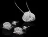 2019 s placcatura 925 set di gioielli in argento set da donna set di gioielli da sposa orecchini 925 set di gioielli da sposa in argento sterling55907446171809