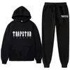 Trapstar London Brand Designer Herren -Trails -Trailits Hoodie Brief Druck Fleece Hoodie Fashion Hip Hop Streetwear Jogger Set 5xl Sweatshirts