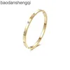 Lover Design Feel Bracelet 18k rose gold diamond buckle bracelet new personalized red highgrade with cart original bracelets