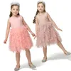 Robes de fille broderie robe florale pour fille bébé filles anniversaire de fête de fête de fête 3 6 ans