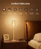 Tischlampen schnurloser Lampe Wireless Touch Nighttest GRB Dimmbare wiederaufladbare batteriebetriebene LED -Nachtleuchte IP54 wasserdicht