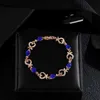 Wedding Armbanden NIEUWE FASHIER GOUD GOLD CRYSTAL HART BRACKET VOOR DRAAG KORAAN MET EXquise Rhinestone Zirkoon Bracelet Bruiloft Sieraden Geschenken