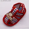 Slipper 0-18 mètre Salle Sandales creux à motifs à motifs adaptés aux nourrissons garçons filles coton bébés nouveau-nés