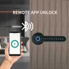 Smart Lock Tuya Fingerprint Biometric Smart Door Lock Home Apartement met sleutelkaart Digitale deurslot Toetsenbord Keyless Entry WX