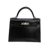 Top Ladies Designer Kielliy Bag 28 Черная серебряная внешняя шишка