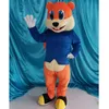 2024 Halloween Orange Squirrel Mascot Costum Aderetes promocionais de figurinos de personagem de personalização de traje de traje