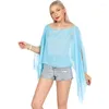 Frauen sexy Chiffon Bikini Cover Up Beach Badebekleidung Kleid Schal Wrap Tops Vintage Anti-Sun Female Lose Shawh