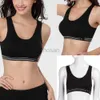 Roupa íntima ativa estilo de verão feminino algodão alongamento de ginástica esportiva de ginástica esportes de ginástica sem jantes Bras de xícara cheia coloridos coloridos tops d240508