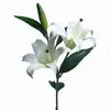 Fleurs décoratives 70cm 3 HEAD LILS MARIAGE ARTIFICIEL