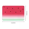 Tapijten cartoon watermeloen 24 "x 16" niet -slip absorberende traagschuim badmat voor huisdecor/keuken/binnenkomst/binnen/buiten/woonkamer