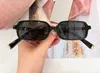 Kleine Rechteck -Sonnenbrille Havanna Orangenlinsen 11Zs Frauen Designer Sonnenbrille Top -Qualität Sommer Sonnenbrillen Sonnenbrille Modetöne UV400 Eyewear