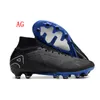 Zoomes Mercuriales Superflyes IX Elite AG Soccer Shoes Cleats Boots Football Boots Scarpe Calcio Chuteiras de Futebol Mens