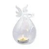 Bandlers en verre transparent des chandeliers ange résistant à la température des globes suspendus pour les mariages de décoration intérieure