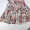 Populaire baby rok zomer prinses jurk maat 90-140 cm kinderontwerper kleding bloem patroon printen meisjes feestdress 24April