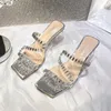 Scarpe casual donna sandali moderni di lusso estate bellissime tacchi alti strass