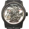 Designer luxe horloges voor heren mechanische automatische Roge Dubui Excalibur Carbon 42